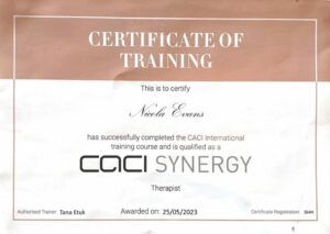 CACI Synergy Certificate Image
